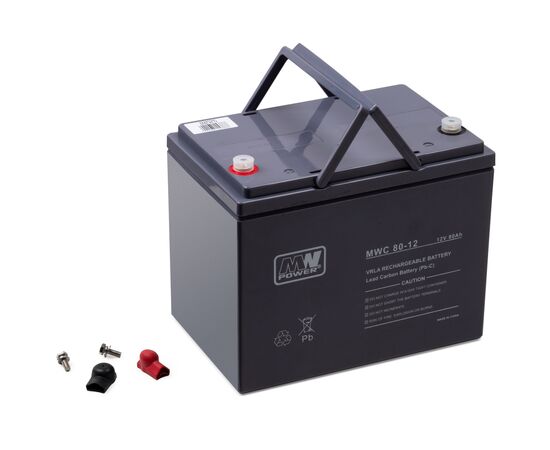 Батарея к ИБП MWC CARBON 12V-80Ah (MWC 12-80C), изображение 3 Батарея к ИБП MWC CARBON 12V-80Ah (MWC 12-80C), изображение 3