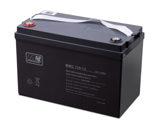 Батарея к ИБП MWC CARBON 12V-110Ah (MWC 12-110C), изображение 2 Батарея к ИБП MWC CARBON 12V-110Ah (MWC 12-110C), изображение 2