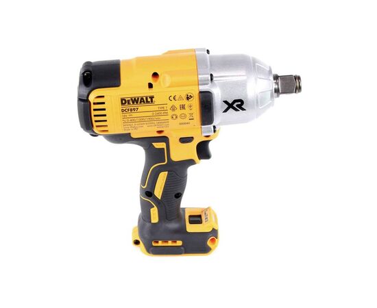 Гайковерт DeWALT 18 В XR Li-lon,950 Нм (без АКБ и ЗУ) + DCB184 (DCF897NT+DCB184), изображение 2 Гайковерт DeWALT 18 В XR Li-lon,950 Нм (без АКБ и ЗУ) + DCB184 (DCF897NT+DCB184), изображение 2