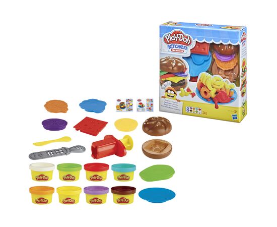 Набор для творчества Hasbro Play-Doh Забавные закуски в ассортименте (E5112), изображение 4 Набор для творчества Hasbro Play-Doh Забавные закуски в ассортименте (E5112), изображение 4