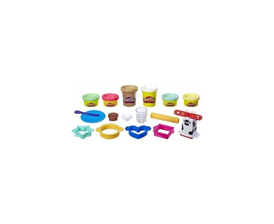 Набор для творчества Hasbro Play-Doh Набор печенья с молоком (E5471), изображение 6 Набор для творчества Hasbro Play-Doh Набор печенья с молоком (E5471), изображение 6