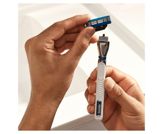 Бритва Gillette Mach3 Turbo c 2 сменными картриджами (7702018514229), изображение 4 Бритва Gillette Mach3 Turbo c 2 сменными картриджами (7702018514229), изображение 4