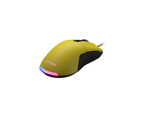 Мышка Hator Pulsar Essential USB Yellow (HTM-308), изображение 3 Мышка Hator Pulsar Essential USB Yellow (HTM-308), изображение 3