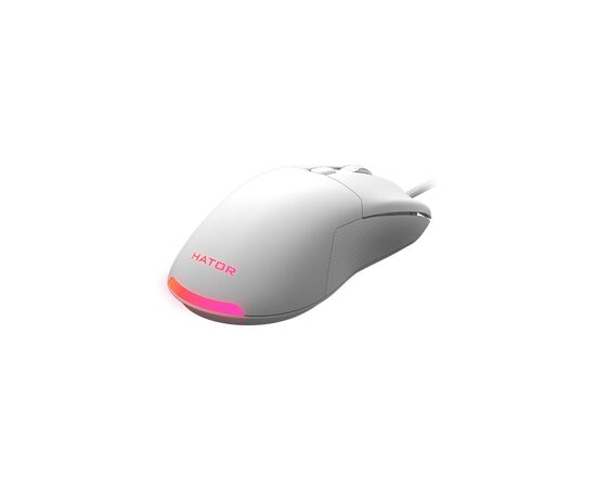 Мышка Hator Pulsar Essential USB White (HTM-314), изображение 3 Мышка Hator Pulsar Essential USB White (HTM-314), изображение 3