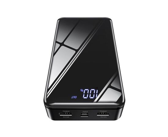 Батарея универсальная BOROFONE BJ8 Extreme 30000mAh Inp:USB-C/Micro-USB, Out:USB-A*2(5V/2A) black (6931474739971), изображение 2 Батарея универсальная BOROFONE BJ8 Extreme 30000mAh Inp:USB-C/Micro-USB, Out:USB-A*2(5V/2A) black (6931474739971), изображение 2