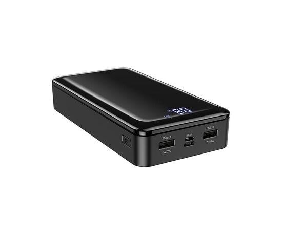 Батарея универсальная BOROFONE BJ8 Extreme 30000mAh Inp:USB-C/Micro-USB, Out:USB-A*2(5V/2A) black (6931474739971), изображение 3 Батарея универсальная BOROFONE BJ8 Extreme 30000mAh Inp:USB-C/Micro-USB, Out:USB-A*2(5V/2A) black (6931474739971), изображение 3