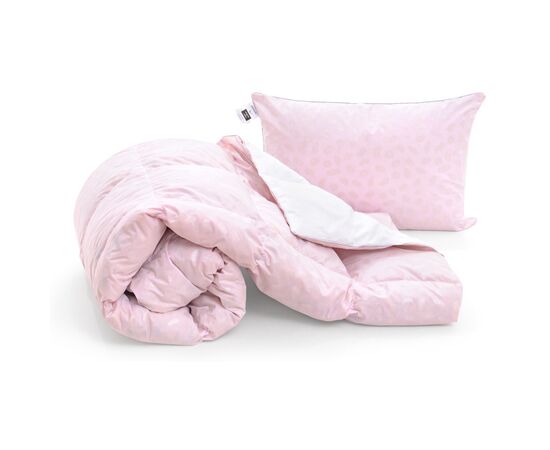 Одеяло MirSon Набор пуховый №2130 Bio-Pink Зима 70% пух ковдра 172х205 + подушка 50х70 мягкая (2200003024043), изображение 3 Одеяло MirSon Набор пуховый №2130 Bio-Pink Зима 70% пух ковдра 172х205 + подушка 50х70 мягкая (2200003024043), изображение 3