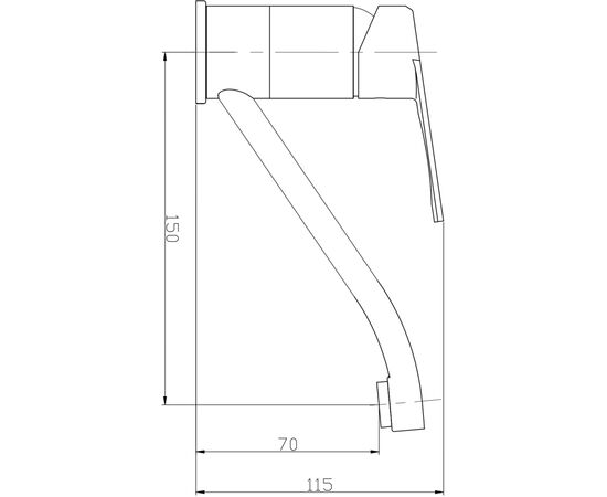 Смеситель Kroner Odra-C010, изображение 7 Смеситель Kroner Odra-C010, изображение 7