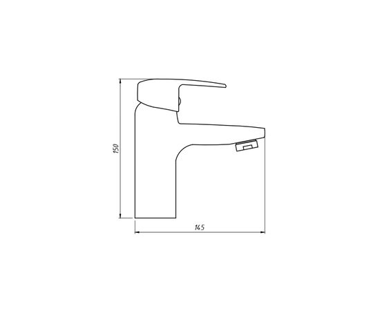 Смеситель Kroner Oker-C010, изображение 2 Смеситель Kroner Oker-C010, изображение 2