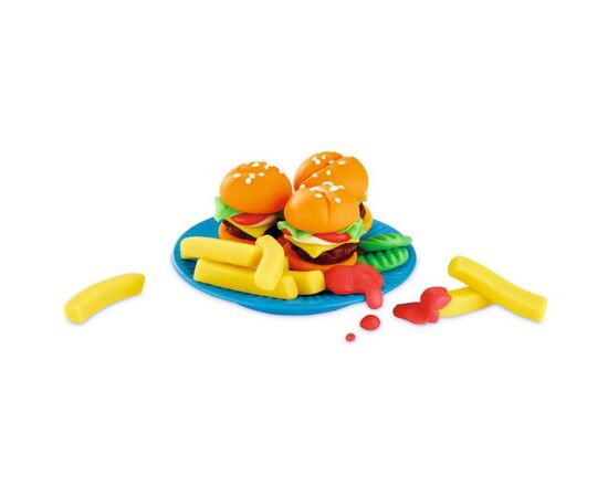 Набор для творчества Hasbro Play-Doh Бургер и картофель фри (E5472), изображение 4 Набор для творчества Hasbro Play-Doh Бургер и картофель фри (E5472), изображение 4