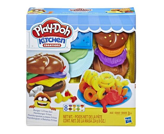 Набір для творчості Hasbro Play-Doh Бургер і картопля фрі (E5472)
