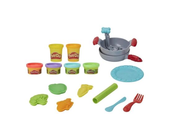 Набор для творчества Hasbro Play-Doh Макароны (E9369), изображение 2 Набор для творчества Hasbro Play-Doh Макароны (E9369), изображение 2