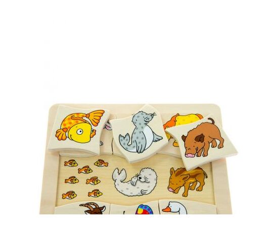 Развивающая игрушка Goki Кто чей (56879), изображение 3