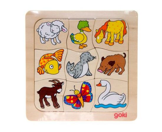 Развивающая игрушка Goki Кто чей (56879)