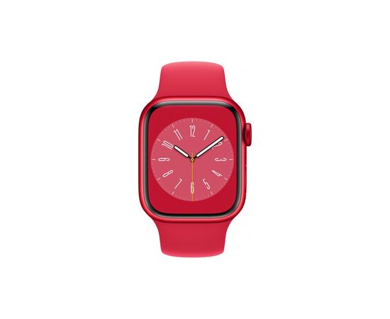 Смарт-годинник Apple Watch Series 8 GPS 41mm (PRODUCT)RED Aluminium Case with (PRODUCT)RED Sport Band - Regular (MNP73UL/A), зображення 2 Смарт-годинник Apple Watch Series 8 GPS 41mm (PRODUCT)RED Aluminium Case with (PRODUCT)RED Sport Band - Regular (MNP73UL/A), зображення 2
