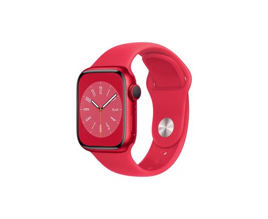 Смарт-годинник Apple Watch Series 8 GPS 41mm (PRODUCT)RED Aluminium Case with (PRODUCT)RED Sport Band - Regular (MNP73UL/A)