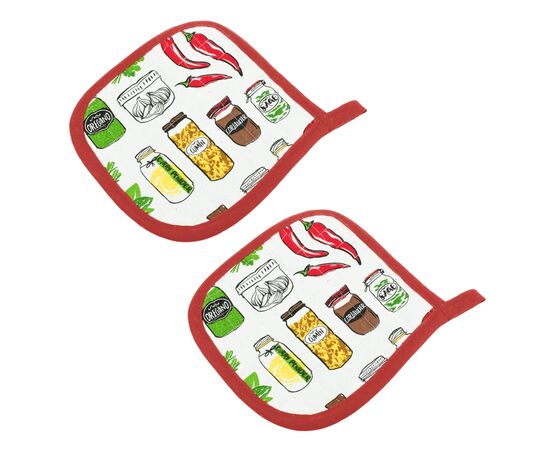 Кухонная прихватка Home Line Набор Специи (красный) 20х20см (163503)