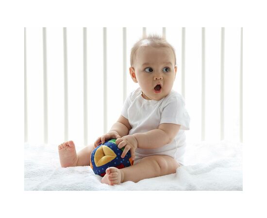 Погремушка Sigikid Разноцветный мяч 12 см (41532SK), изображение 6 Погремушка Sigikid Разноцветный мяч 12 см (41532SK), изображение 6