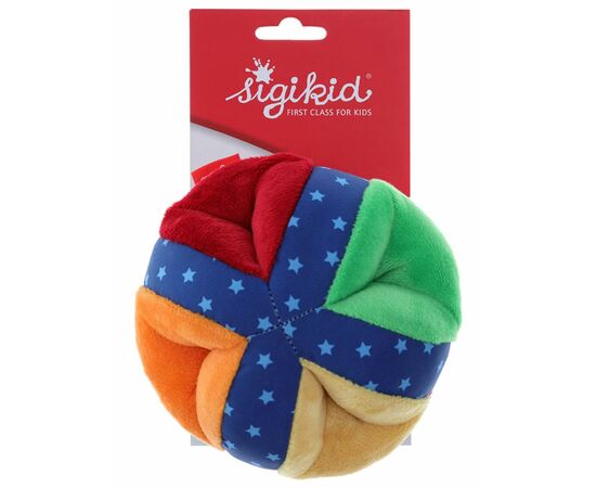 Погремушка Sigikid Разноцветный мяч 12 см (41532SK), изображение 7 Погремушка Sigikid Разноцветный мяч 12 см (41532SK), изображение 7