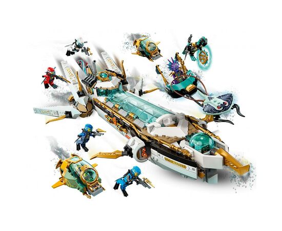 Конструктор LEGO Ninjago Подводный Дар Судьбы 1159 деталей (71756), изображение 5 Конструктор LEGO Ninjago Подводный Дар Судьбы 1159 деталей (71756), изображение 5