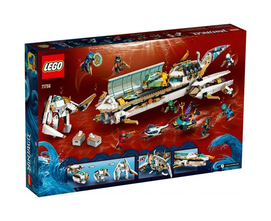 Конструктор LEGO Ninjago Подводный Дар Судьбы 1159 деталей (71756), изображение 8 Конструктор LEGO Ninjago Подводный Дар Судьбы 1159 деталей (71756), изображение 8