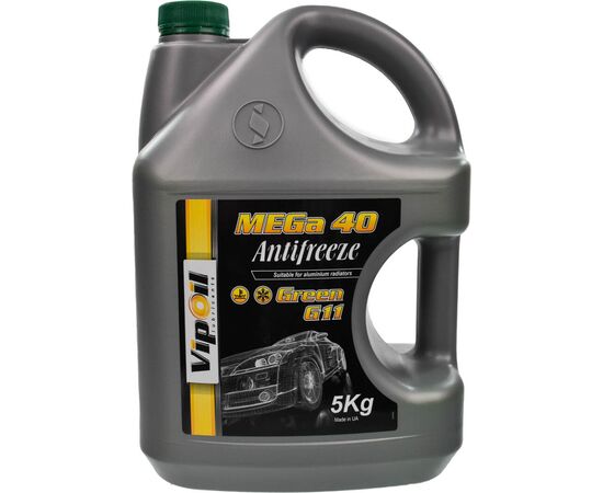 Антифриз VIPOIL G11 MEGA Green 40 5 кг (701430)