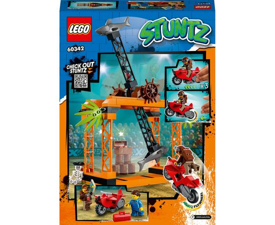 Конструктор LEGO City Stuntz Каскадерская задача «Нападение Акулы» 122 деталей (60342), изображение 10 Конструктор LEGO City Stuntz Каскадерская задача «Нападение Акулы» 122 деталей (60342), изображение 10