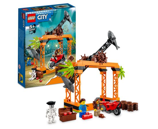 Конструктор LEGO City Stuntz Каскадерская задача «Нападение Акулы» 122 деталей (60342), изображение 2 Конструктор LEGO City Stuntz Каскадерская задача «Нападение Акулы» 122 деталей (60342), изображение 2