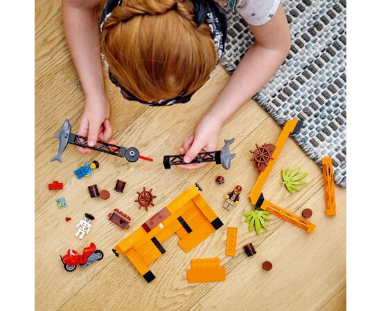 Конструктор LEGO City Stuntz Каскадерская задача «Нападение Акулы» 122 деталей (60342), изображение 4 Конструктор LEGO City Stuntz Каскадерская задача «Нападение Акулы» 122 деталей (60342), изображение 4