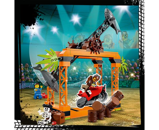 Конструктор LEGO City Stuntz Каскадерская задача «Нападение Акулы» 122 деталей (60342), изображение 6 Конструктор LEGO City Stuntz Каскадерская задача «Нападение Акулы» 122 деталей (60342), изображение 6