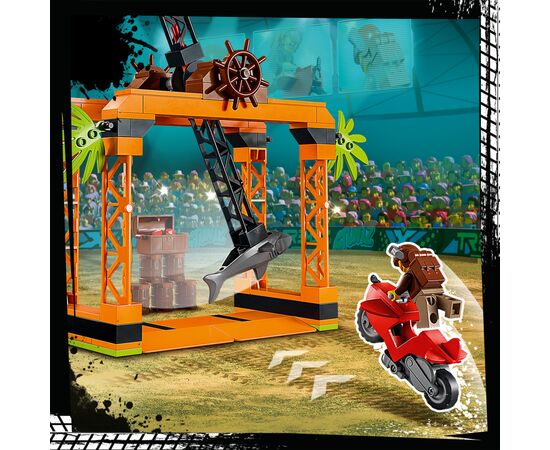 Конструктор LEGO City Stuntz Каскадерская задача «Нападение Акулы» 122 деталей (60342), изображение 7 Конструктор LEGO City Stuntz Каскадерская задача «Нападение Акулы» 122 деталей (60342), изображение 7