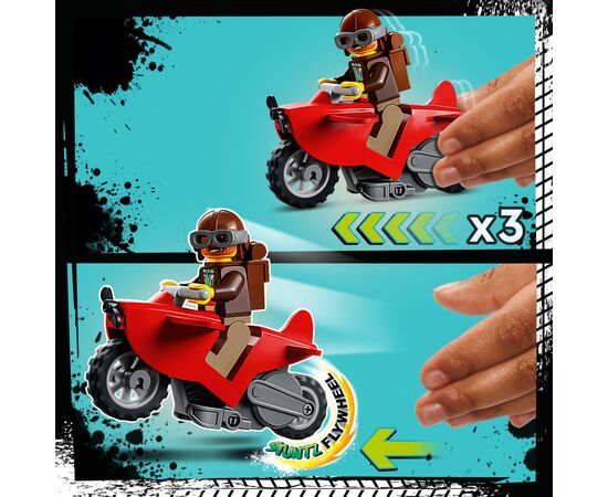 Конструктор LEGO City Stuntz Каскадерская задача «Нападение Акулы» 122 деталей (60342), изображение 8 Конструктор LEGO City Stuntz Каскадерская задача «Нападение Акулы» 122 деталей (60342), изображение 8