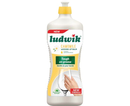Средство для ручного мытья посуды Ludwik с экстрактом ромашки 900 г (5900498029031)