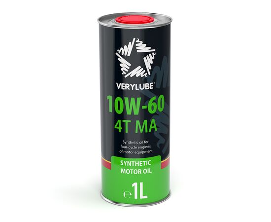 Моторное масло Xado 10W-60 4T MA, Verylube 1 л (ХВ 20179)