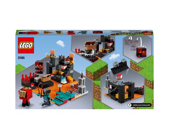Конструктор LEGO Minecraft Бастион Нижнего мира (21185), изображение 10 Конструктор LEGO Minecraft Бастион Нижнего мира (21185), изображение 10