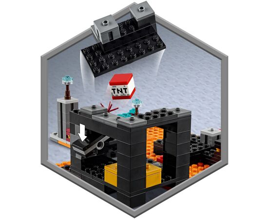 Конструктор LEGO Minecraft Бастион Нижнего мира (21185), изображение 6 Конструктор LEGO Minecraft Бастион Нижнего мира (21185), изображение 6
