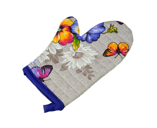 Кухонная прихватка Home Line Рукавичка Бабочки 28х18см (143787), изображение 2 Кухонная прихватка Home Line Рукавичка Бабочки 28х18см (143787), изображение 2