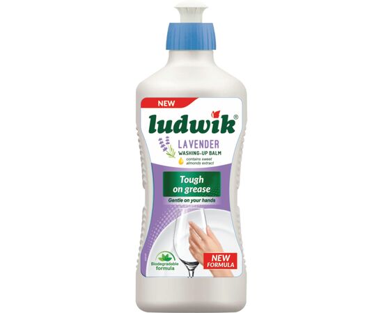 Средство для ручного мытья посуды Ludwik Лаванда 450 г (5900498029383)