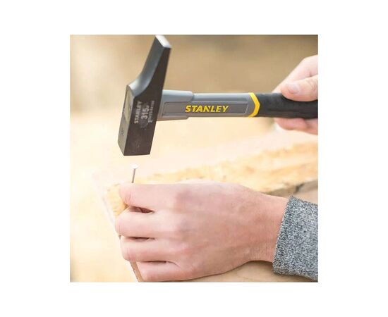Молоток Stanley столярный Fiberglass, G=315 г, размер головки 25мм. (STHT0-54159), изображение 3 Молоток Stanley столярный Fiberglass, G=315 г, размер головки 25мм. (STHT0-54159), изображение 3