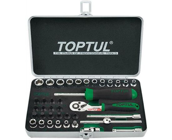 Набор инструментов Toptul професійний 1/4" 38од. (GCAD3801)