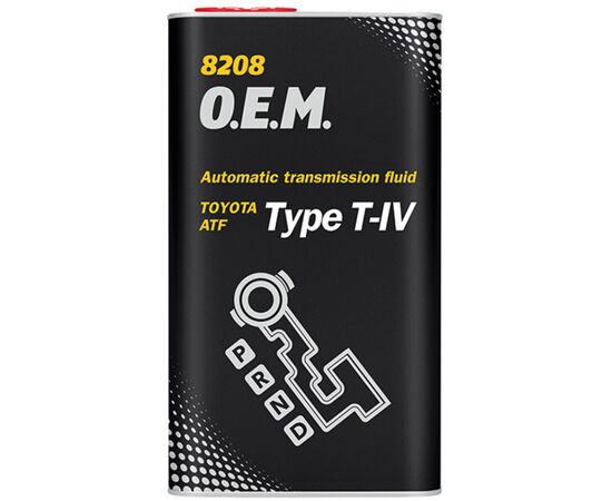 Трансмиссионное масло Mannol 8208 O.E.M. TYPE T-IV AUTOMATIC SPECIAL 4л (MN8208-4ME)