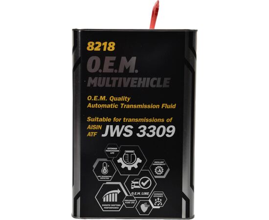 Трансмісійна олива Mannol 8218 O.E.M. Multivehicle JWS 3309 4л Metal (MN8218-4ME)