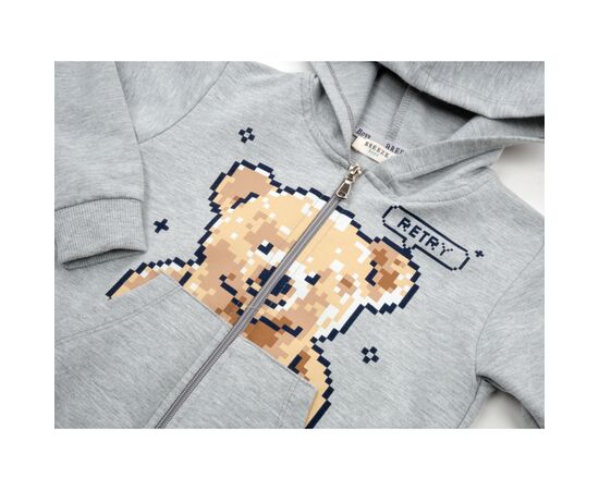Спортивний костюм Breeze з ведмедиком (18105-110B-gray), зображення 7 Спортивний костюм Breeze з ведмедиком (18105-110B-gray), зображення 7