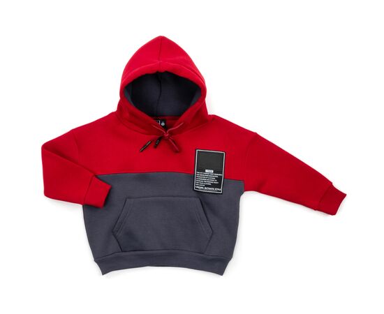 Спортивный костюм Cloise с худи на флисе (CL0215006-116-red), изображение 2 Спортивный костюм Cloise с худи на флисе (CL0215006-116-red), изображение 2