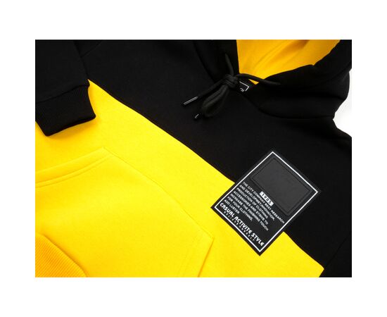 Спортивный костюм Cloise с худи на флисе (CL0215006-104-yellow), изображение 7 Спортивный костюм Cloise с худи на флисе (CL0215006-104-yellow), изображение 7