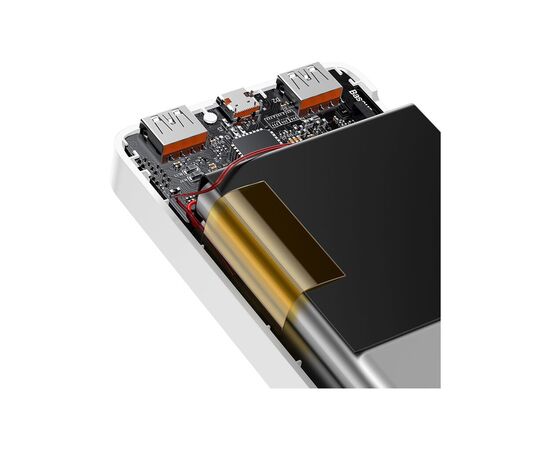 Батарея универсальная Baseus Bipow 30000mAh, PD/3.0/20W, QC/3.0, USB-C, 2*USB-A, FCP, AFC, white (PPDML-N02), изображение 7 Батарея универсальная Baseus Bipow 30000mAh, PD/3.0/20W, QC/3.0, USB-C, 2*USB-A, FCP, AFC, white (PPDML-N02), изображение 7