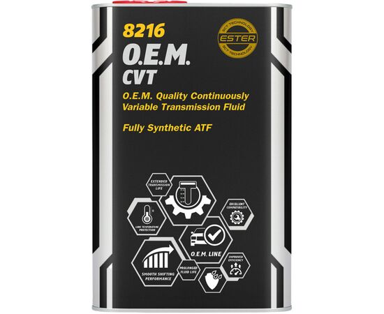 Трансмиссионное масло Mannol 8216 O.E.M. for CVT 1л Metal (MN8216-1ME)