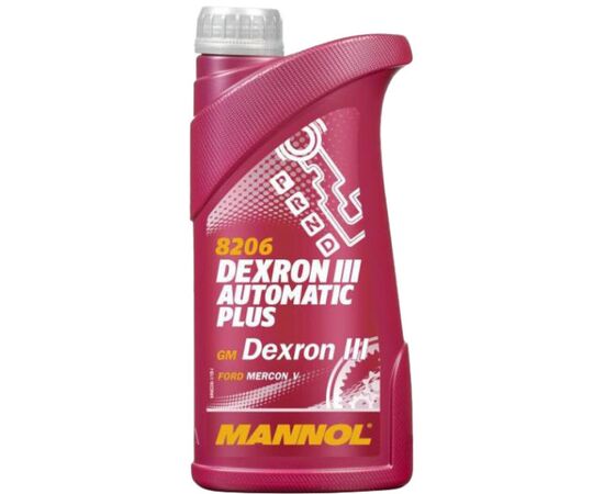 Трансмиссионное масло Mannol DEXRON III AUTOMATIC PLUS 1л (MN8206-1)