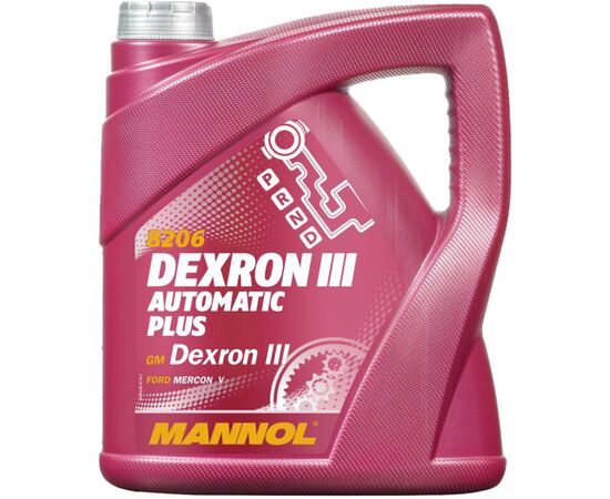 Трансмісійна олива Mannol DEXRON III AUTOMATIC PLUS 4л (MN8206-4)