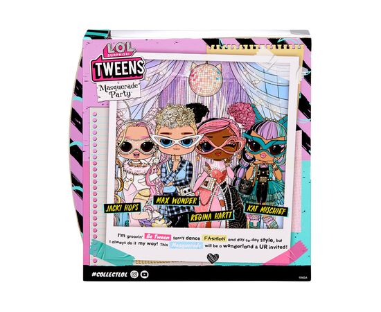 Кукла L.O.L. Surprise! Tweens Masquerade Party Кэт Мисчиф с аксессуарами (584117), изображение 9 Кукла L.O.L. Surprise! Tweens Masquerade Party Кэт Мисчиф с аксессуарами (584117), изображение 9